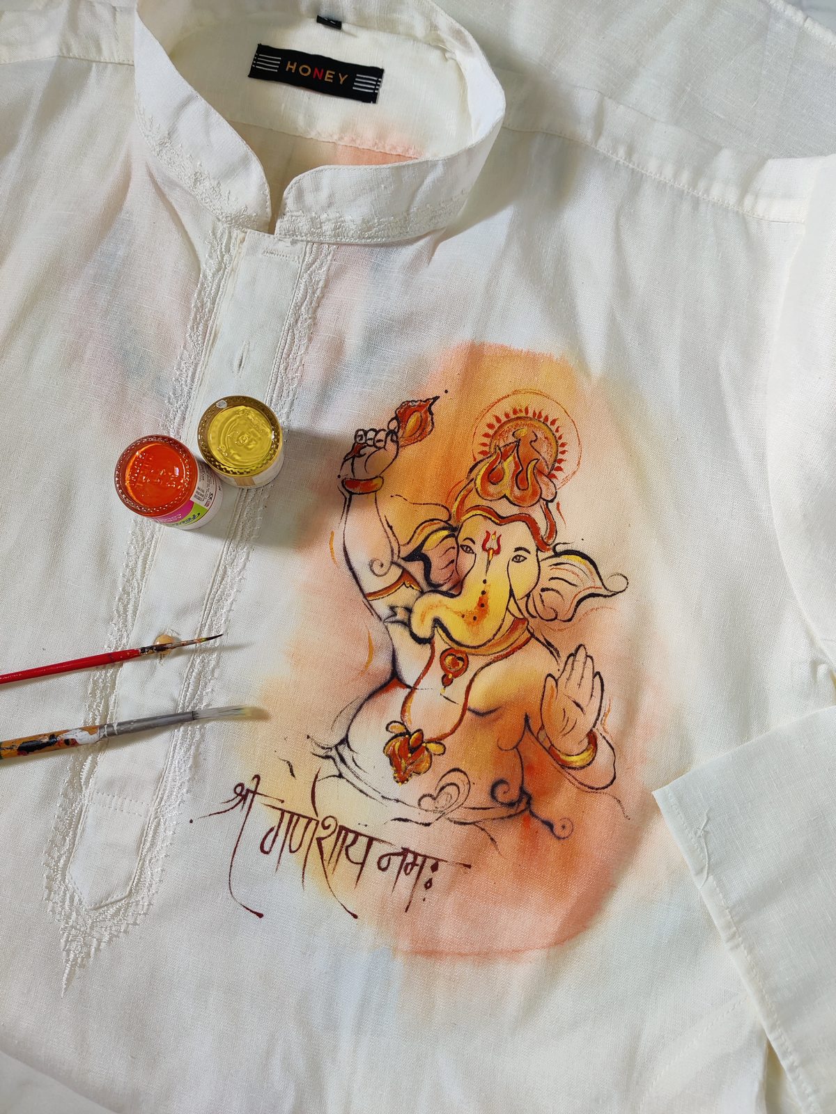 Fabric Art 16 — original artwork at Paint Blue Sky studio
