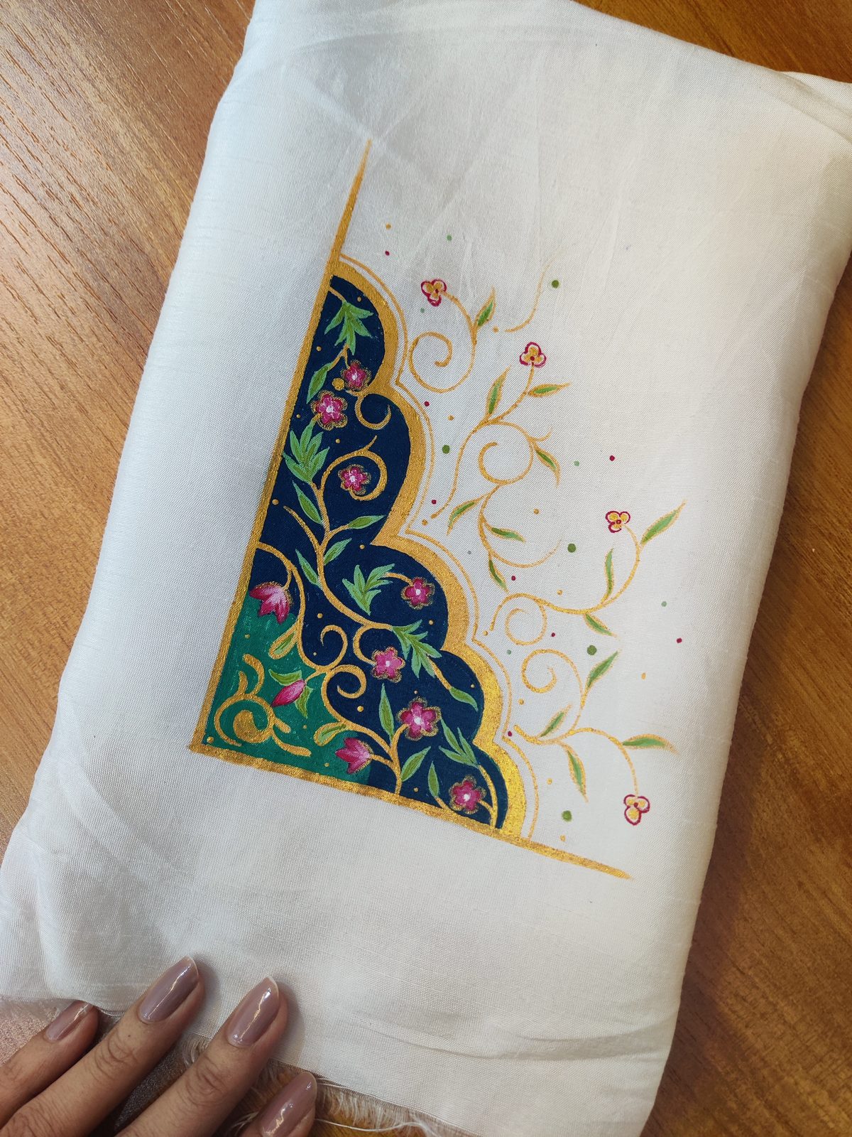 Fabric Art 33 — original artwork at Paint Blue Sky studio