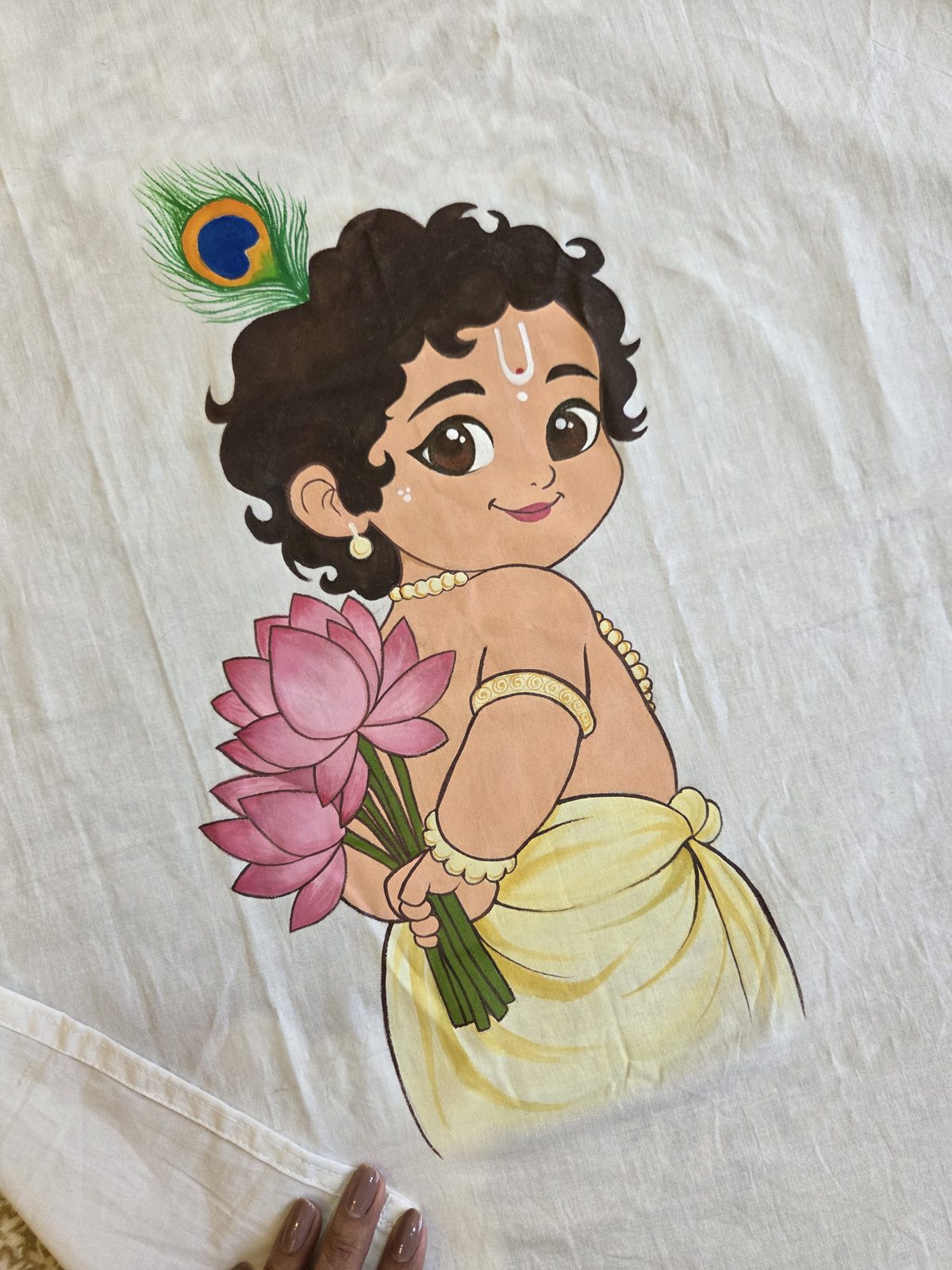 Fabric Art 9 — original artwork at Paint Blue Sky studio
