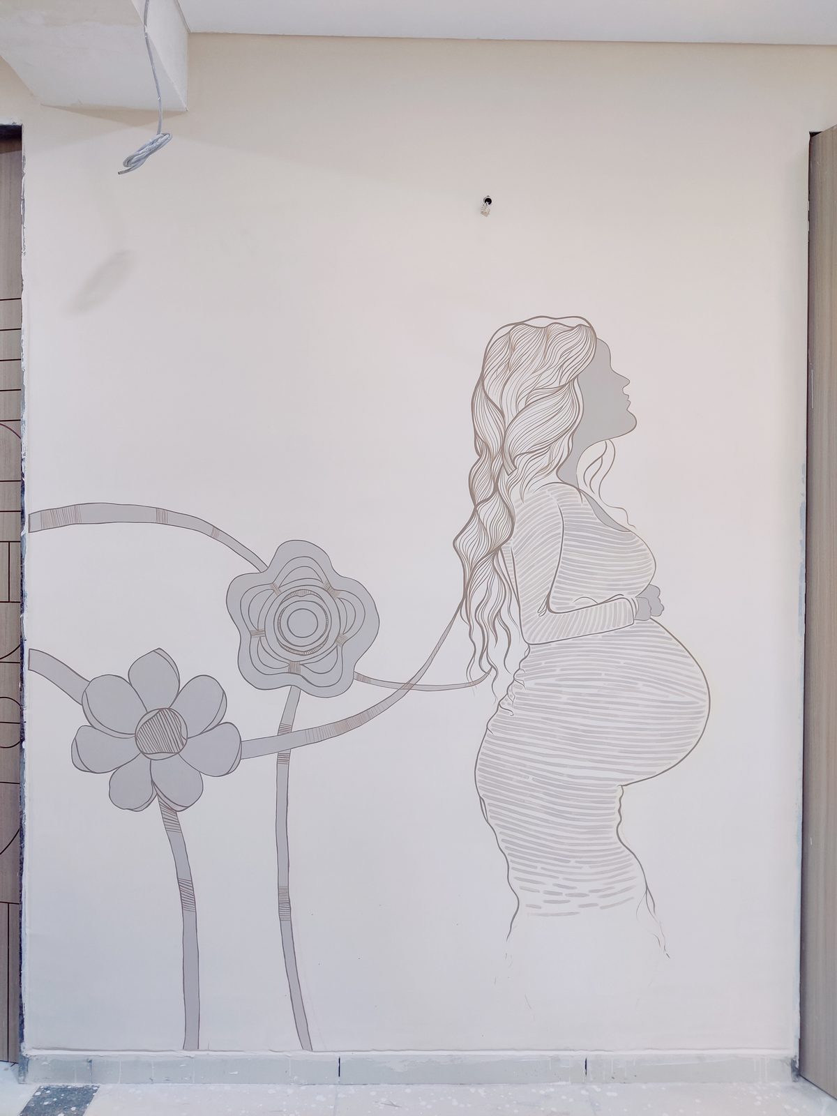 Wall Mural 5 — original artwork at Paint Blue Sky studio