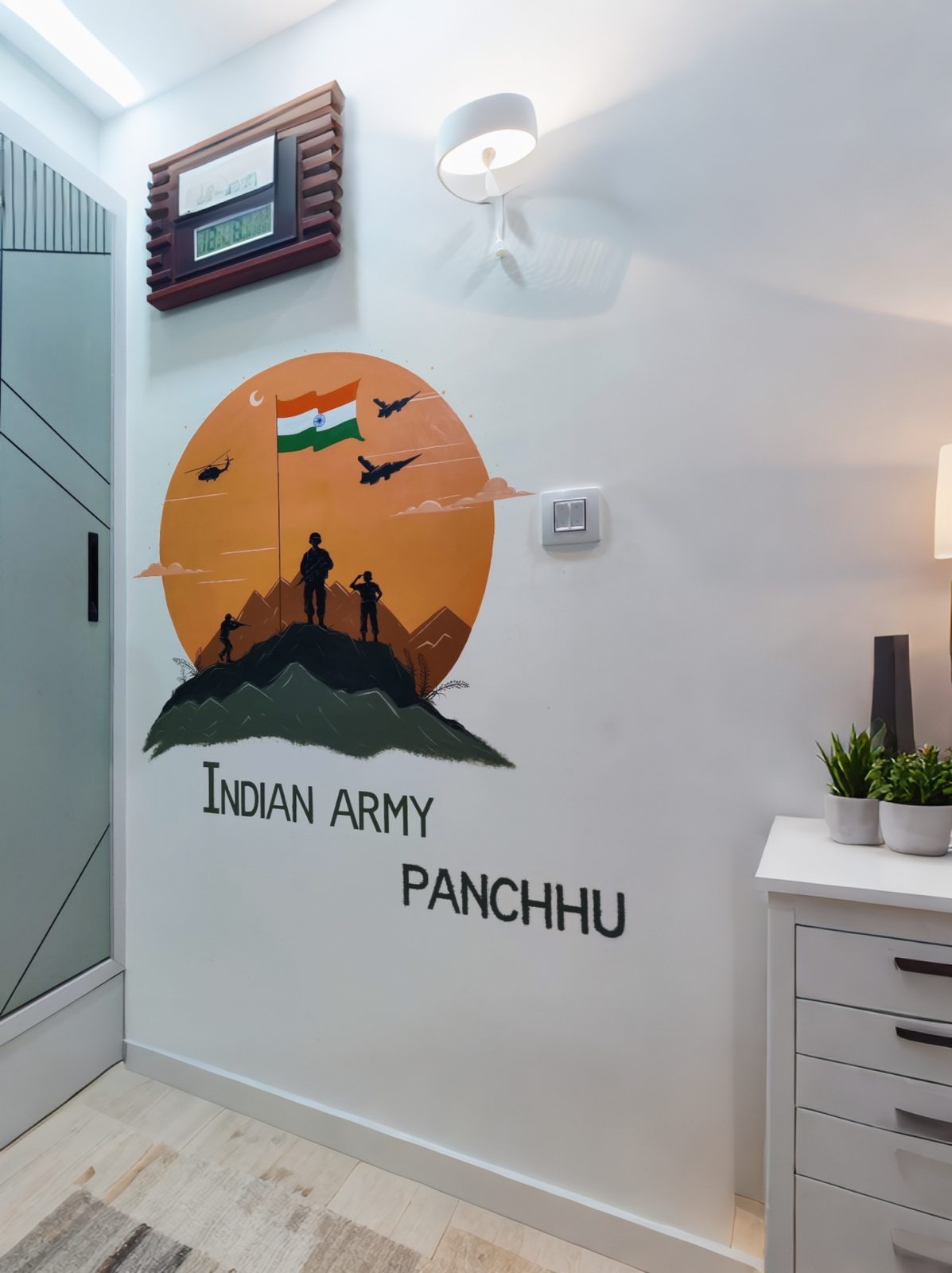 Wall Mural 9 — original artwork at Paint Blue Sky studio